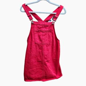 Red Women's Overall Dress